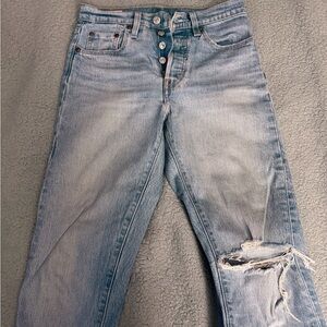 Levi's Light Blue High Rise Women Jeans